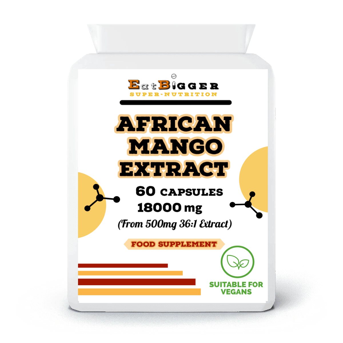 African Mango Extract 18000 mg 60 Capsules