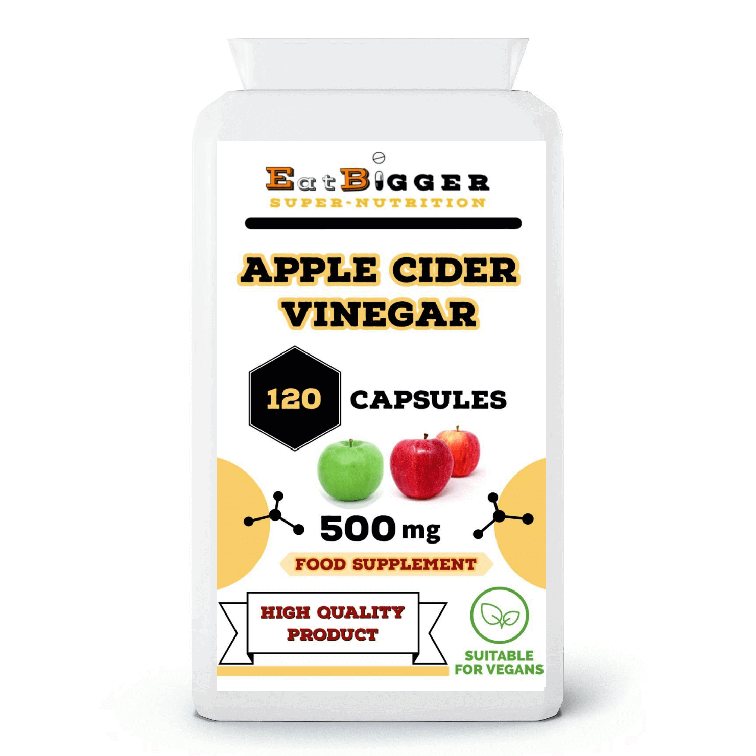 Apple Cider Vinegar 500 mg 120 Capsules