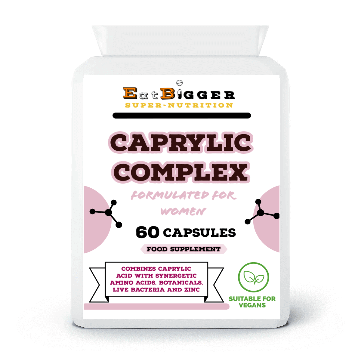 Caprylic Candida Support Complex for Women 60 Capsules